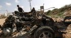 Airstrike destroys car of Palestinian leader 'behind explosive kites being flown into Israel'