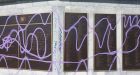 Halifax naval memorial vandalized with anti-war slogans, anarchy symbols