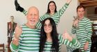Why is Bruce Willis in quarantine with ex-wife Demi Moore, and not his actual wife'