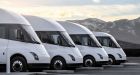 Tesla unveils fleet of new 'Tesla Semi' electric trucks