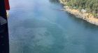 Sunken vessel leaking fuel off San Juan Island