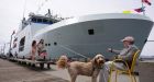 Princess Anne takes part in ceremony for new Pacific fleet ship