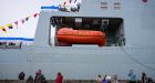 Canada navy ship stopped in Hawaii after taking on water