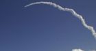 Discovery blasts off