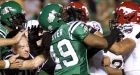 Stampeders fend off feisty Roughriders