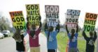 Fringe church protesters slip into Canada