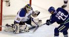 Canucks beat the Blues in Game 1