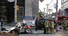 Cash flies as stolen SUV crashes