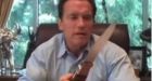 Schwarzenegger addresses woes of California budget cuts with giant knife in online video