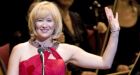 Harper performed with a little help from his wife