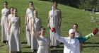 2010 torch lighting practice goes smoothly
