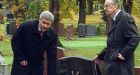 Harper unveils monument to hockey hero James Creighton