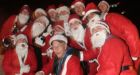 Santas get drunk, run amok
