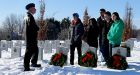 Youths thank fallen soldiers