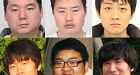 Three men sought in violent gang sex attacks