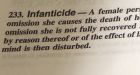 What separates infanticide from murder charges?