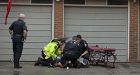 Bizarre fight leads to man falling three storeys