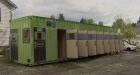 Makeshift homeless shelter shut down