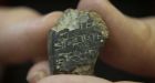 Tiny shard bears oldest script found in Jerusalem