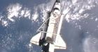 Shuttle Discovery leaves space station for last time