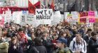 Montreal police use stun grenades to disperse students