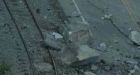Car destroyed in rockslide on Whistler highway