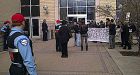 Protesters disrupt Harper rally in Montreal