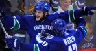 Bieksa sparks Canucks' rout of Sharks