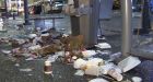 Fans only cause minor trouble, leave heaps of garbage