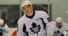 Being a Leaf makes Tyler Biggs sick to his stomach