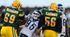 Eskimos win wild one over Argos to stay unbeaten