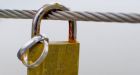 Couples profess their devotion with �love locks' on the Humber Bridge