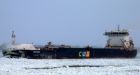 First ship to travel up St. Lawrence Seaway in 2015 runs aground